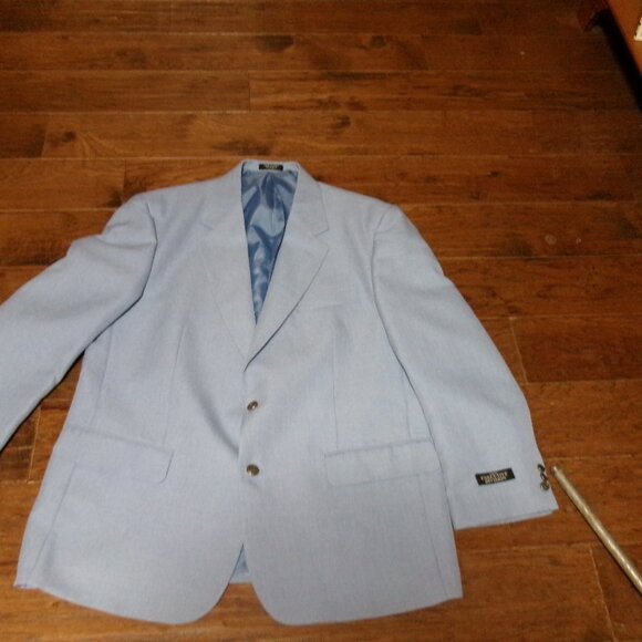 Haband Other - NOS Habband light blue 46 R two button sport coat